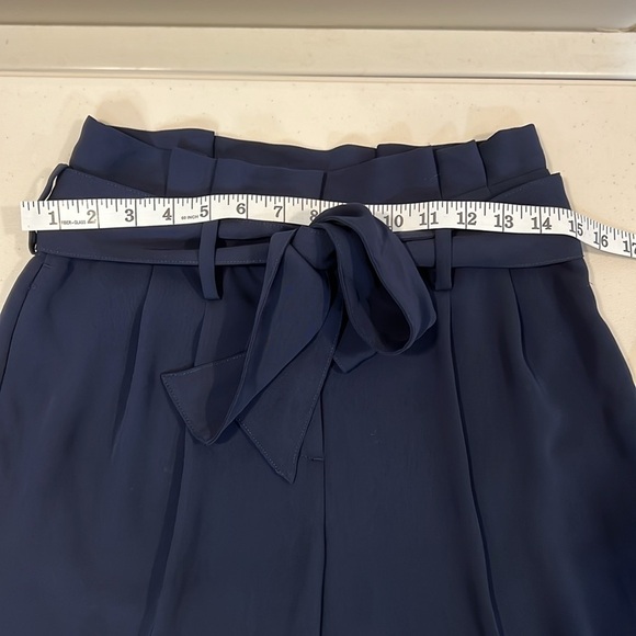 Biden Melina Paperbag Trouser Pants Navy Size 6P EUC - Picture 9 of 15